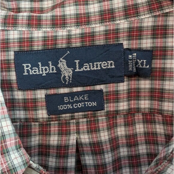 Ralph Lauren Size XL Vintage Oversized Shirt Mens Button Down 90s Lightweight - Picture 2 of 4